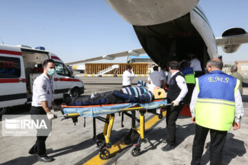 اورژانس هوایی تهران برای نجات جان مرد ساوجی به پرواز درآمد